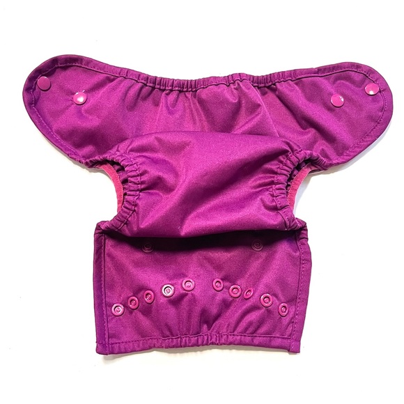 Thirsties Cloth Diaper Cover in Purple - Picture 3 of 5